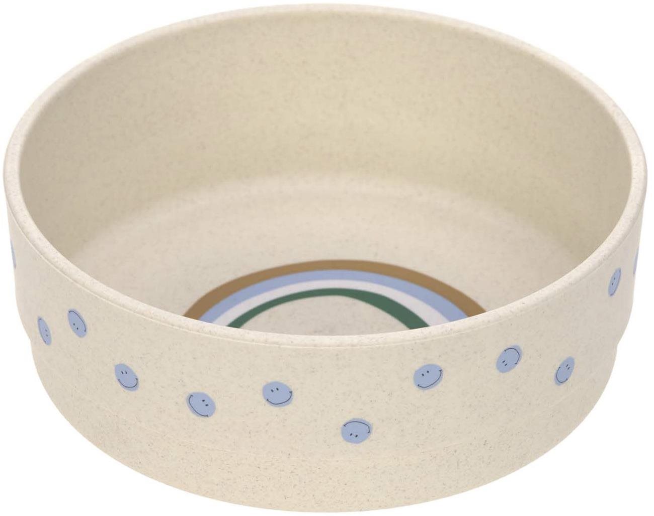 Lässig Bowl PP/Cellulose Rascals Smile sky blue Gyerektányér