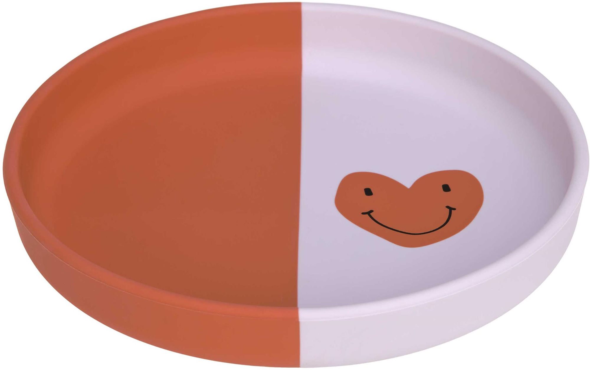 Lässig Plate Happy Rascals Heart lavender Gyerek tányér