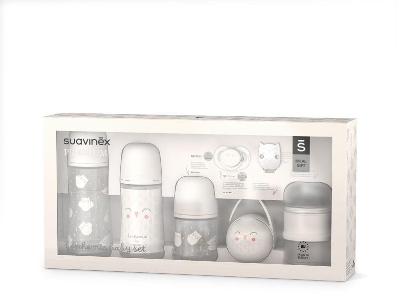 Suavinex Premium novorodenecký set Bonhomia biely Štartovacia sada...