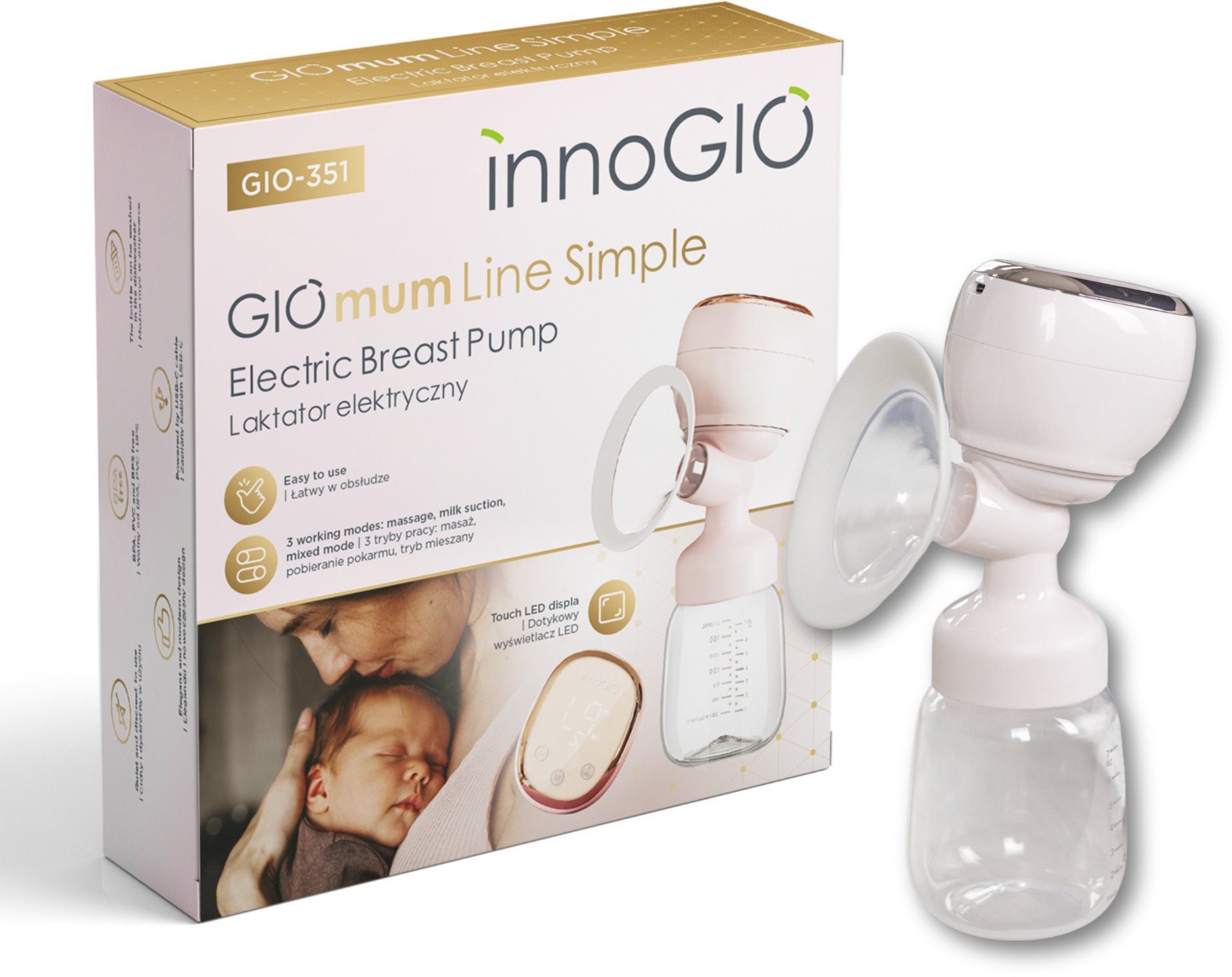 innoGIO Giomum Line Simple Mellszívó