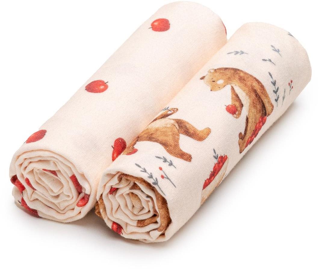 T-tomi Bio Mušelínové plienky Very beary Látkové plienky