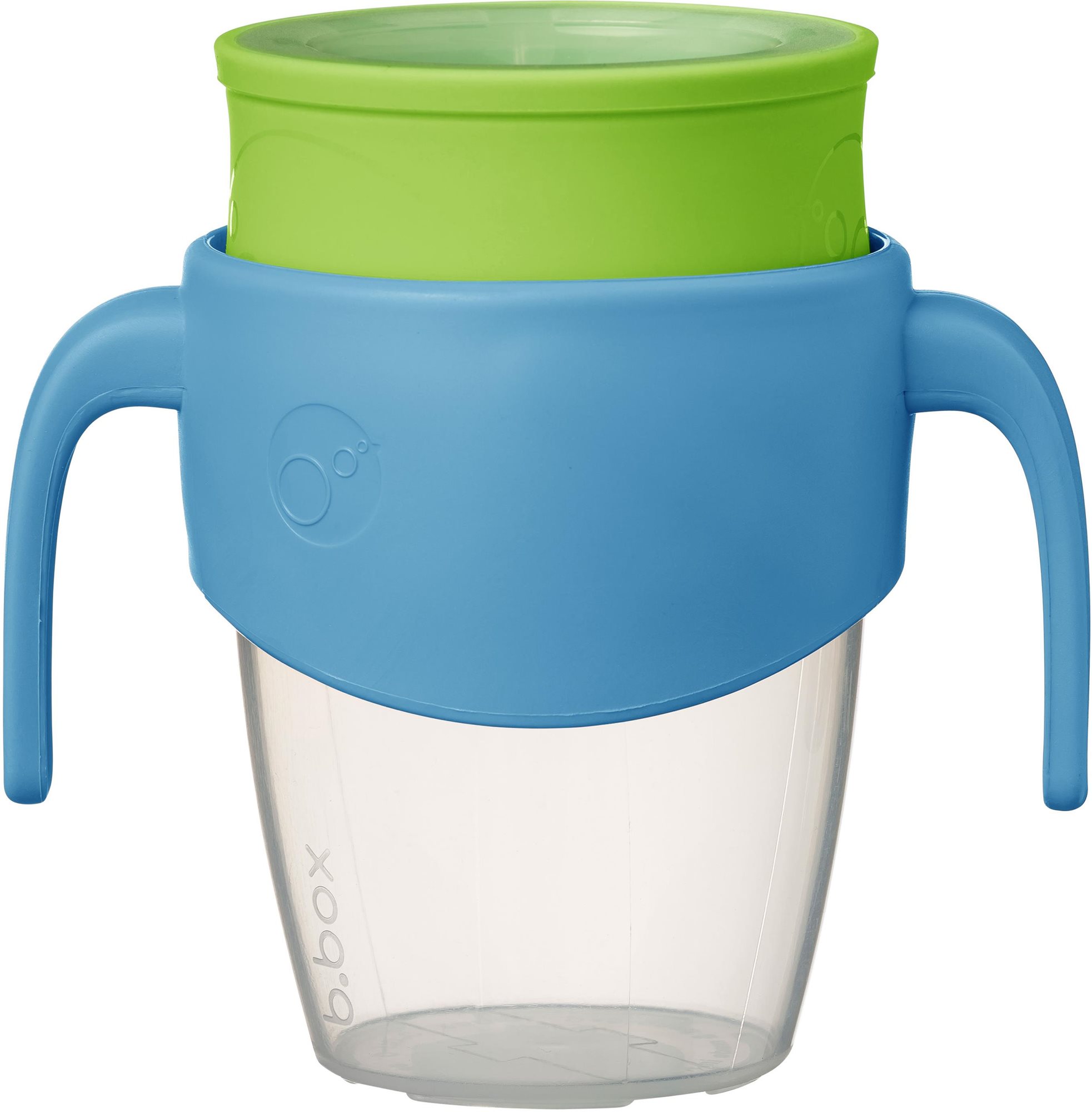b.box 360°-os szivárgásmentes tanulópohár, 250 ml kék/zöld...