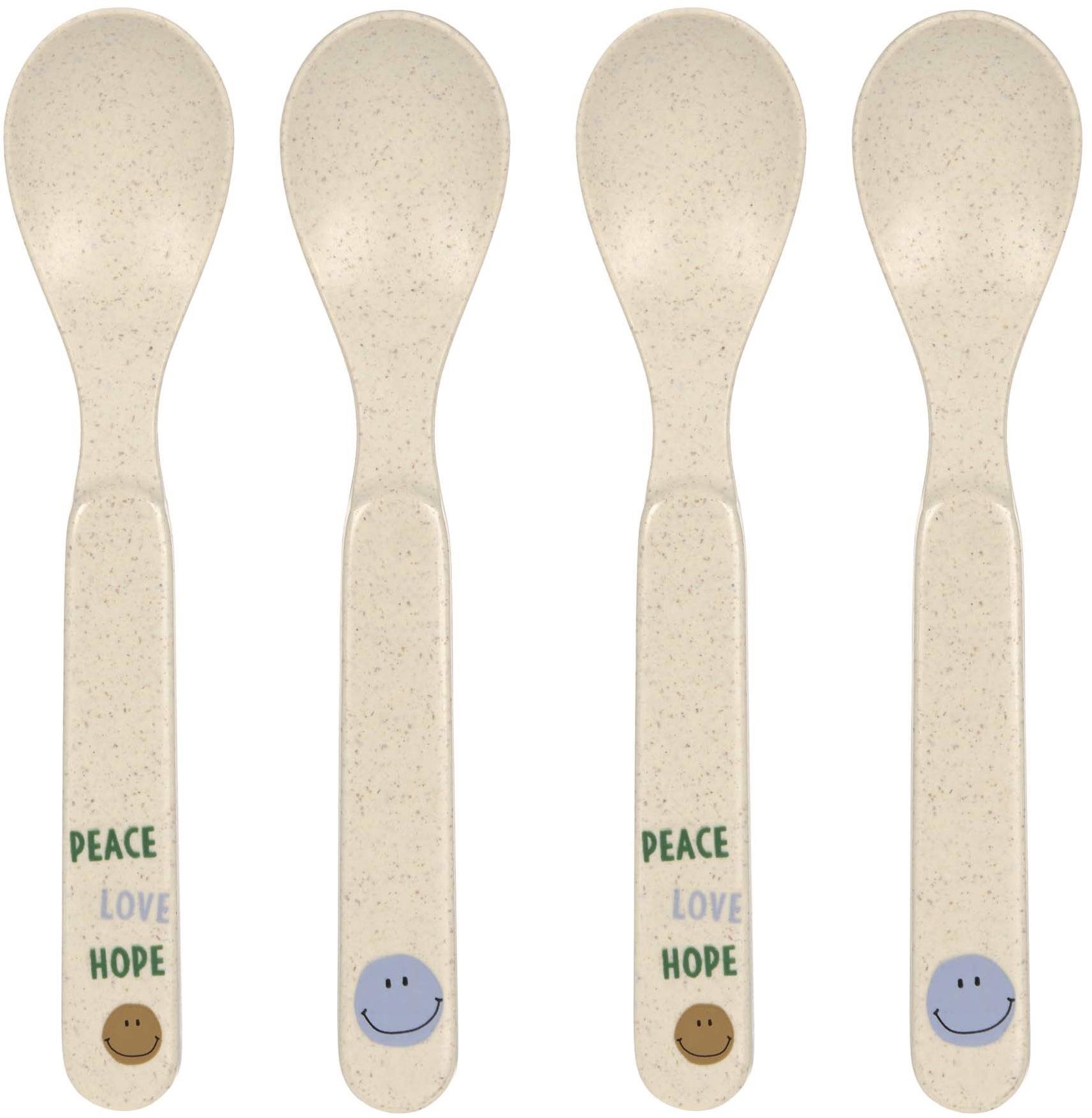 Lässig Spoon Set PP/Cellulose Happy Rascals Smile sky blue Gyerek...