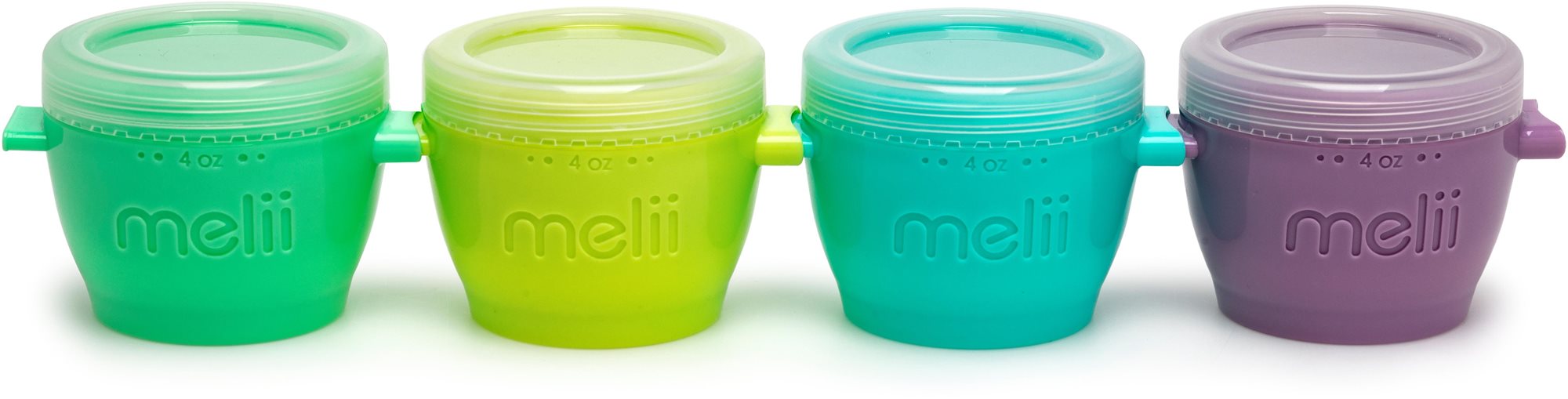 Melii Tégliky na potraviny Snap&Go 118 ml – 4 ks Dózy na potraviny