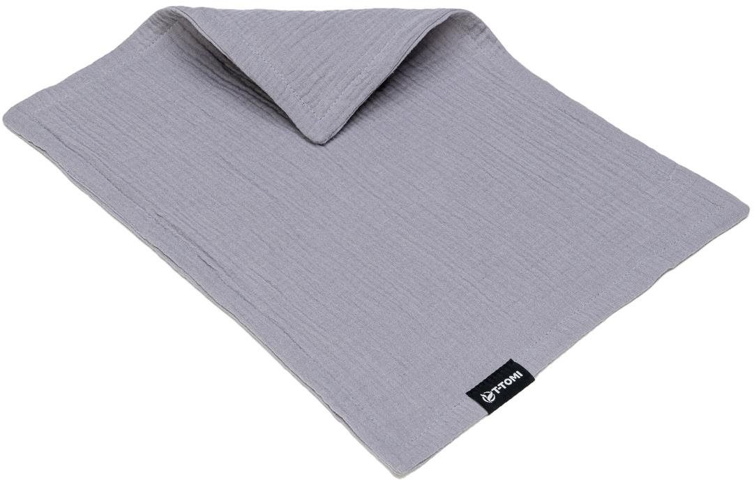 T-TOMI Bio Mušelínová plienka pod hlavičku Grey Látkové plienky