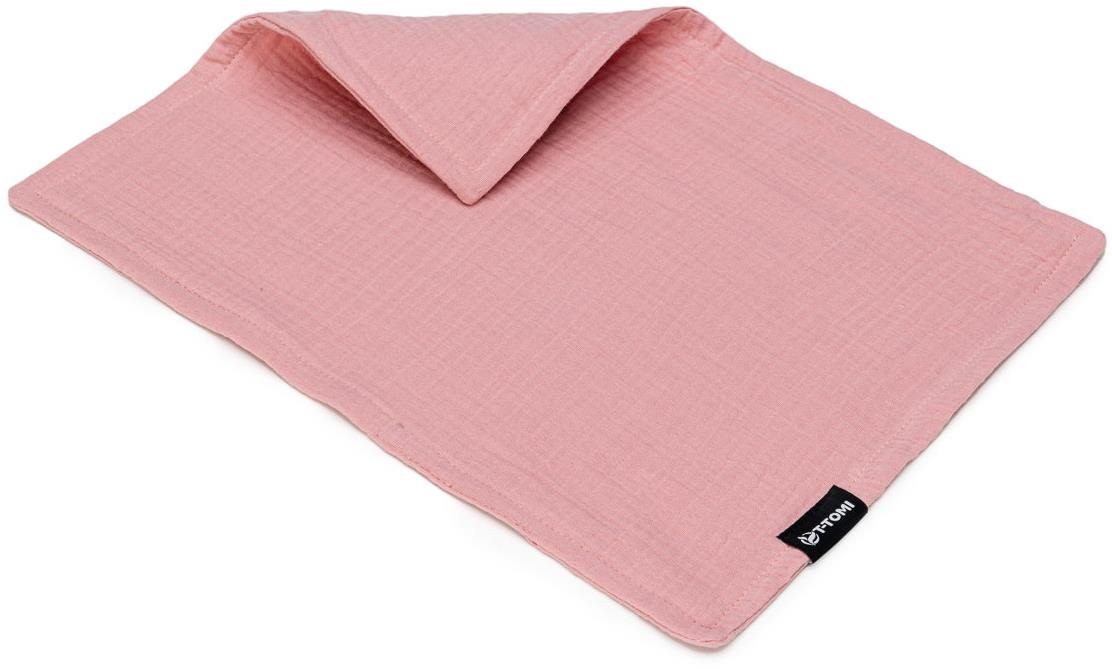 T-TOMI Bio Mušelínová plienka pod hlavičku Pink Látkové plienky
