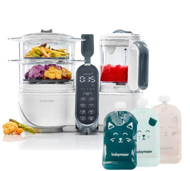 Babymoov Multifunkčný prístroj Nutribaby+ Loft White + 15 vreciek...