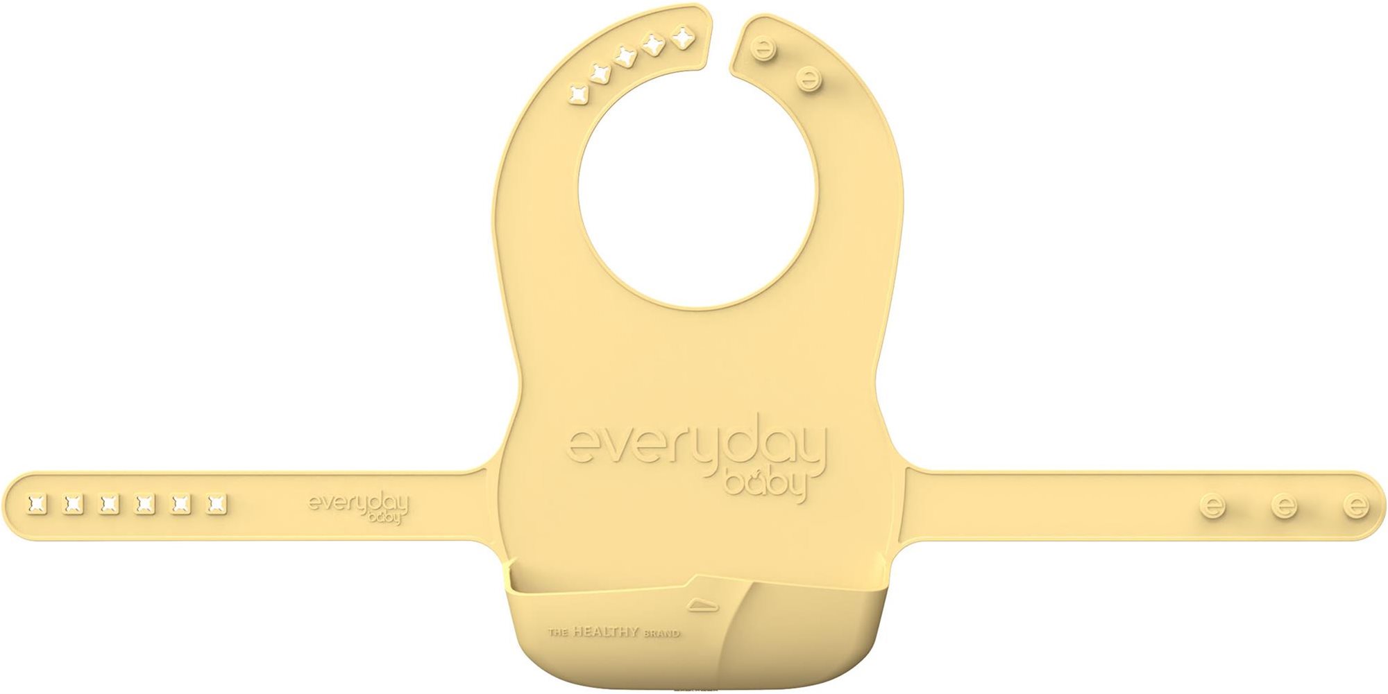 Everyday Baby silikónový podbradník Soft Yellow Podbradník