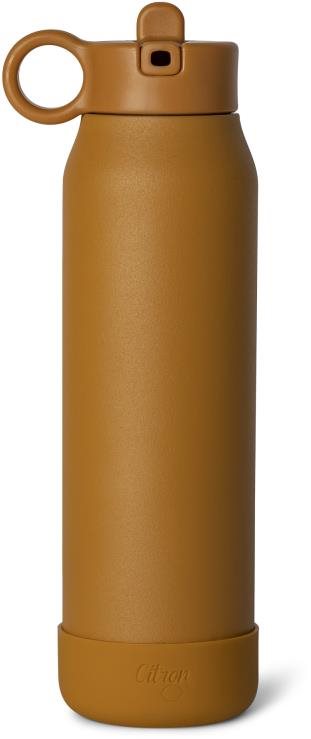 Citrón Nerezová fľaša na vodu Small 350 ml – Caramel Detská termoska