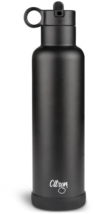 Citrón Nerezová fľaša na vodu 750 ml – Black Detská termoska