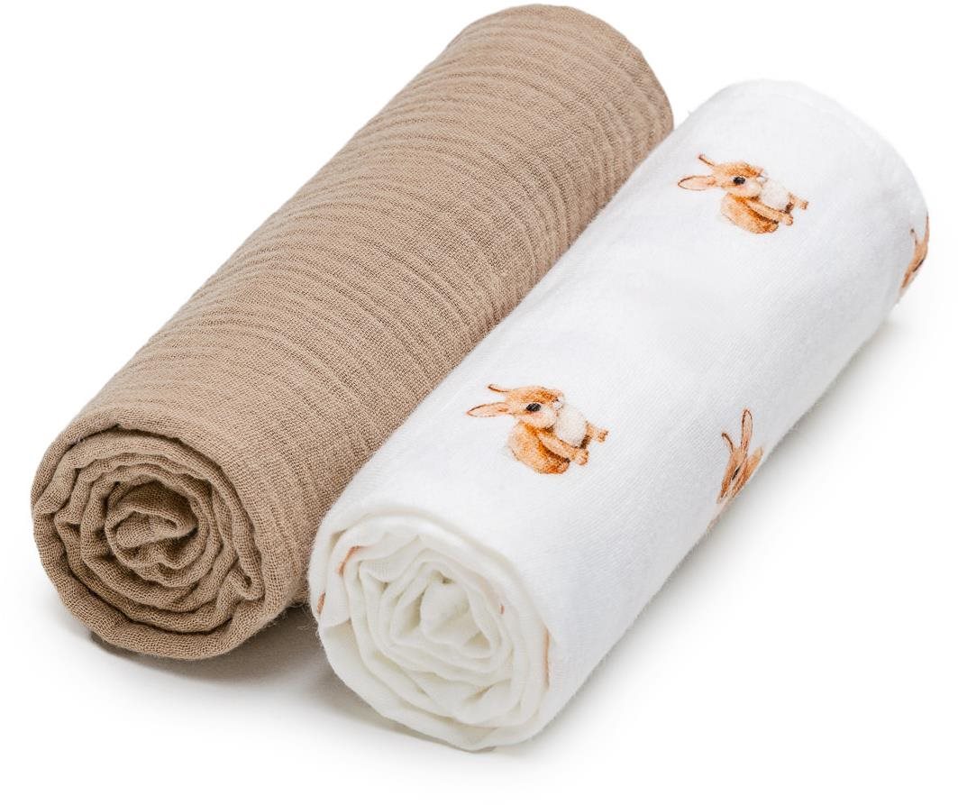 T-Tomi Bio Mušelínové plienky Bunny Látkové plienky