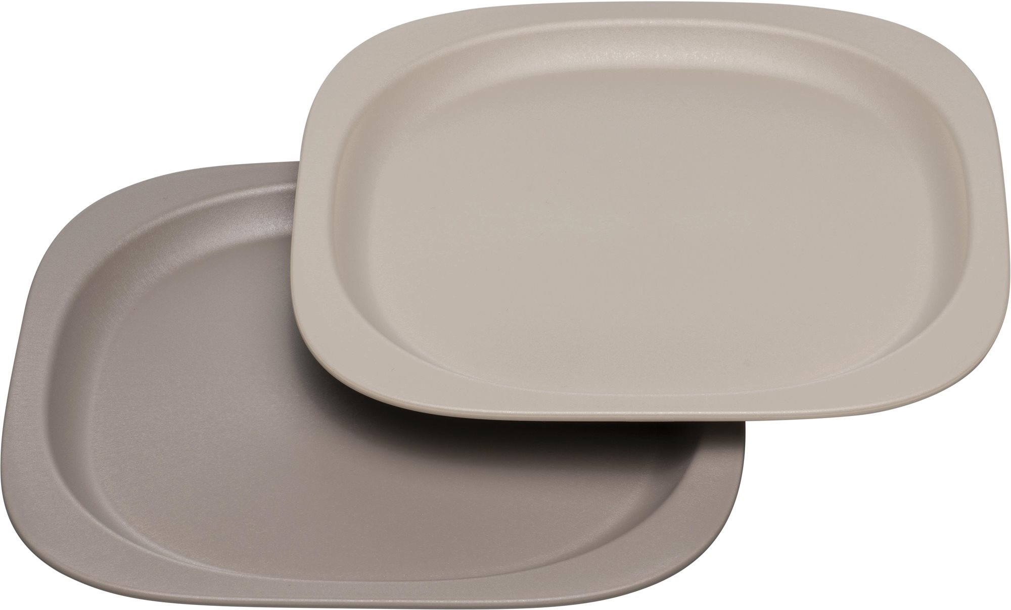 NIP Green Line - 2db, Grey / Brown Gyerek tányér
