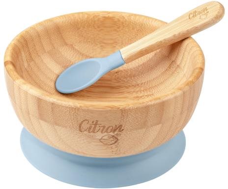 Citrón Miska s prísavkou Blue Detská miska