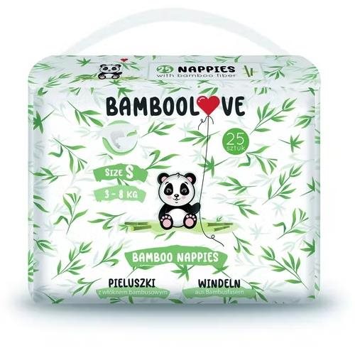 Bamboolove Bambusz pelenka, S méret (25 db) Eldobható pelenka