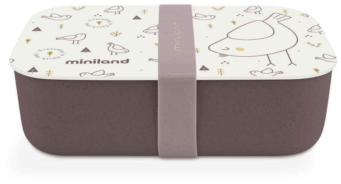 Miniland Box na jedlo Natur vtáčik Desiatový box
