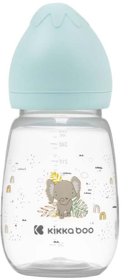 KikkaBoo Fľaša Savanna 260 ml Mint Dojčenská fľaša