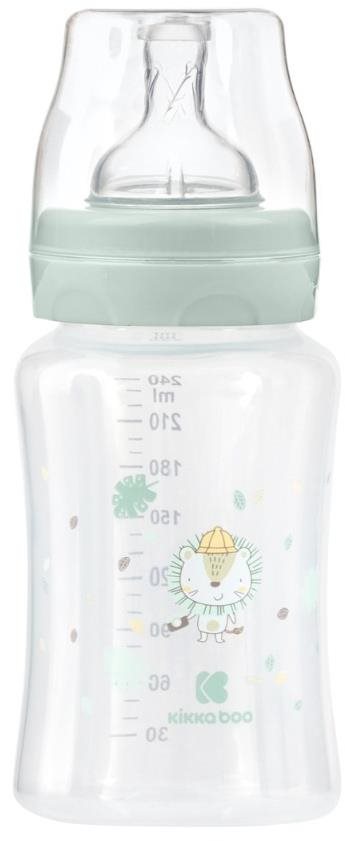 KikkaBoo Fľaša Jungle King 240 ml Mint Dojčenská fľaša