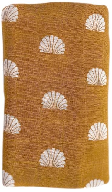 OB Designs Shell Print muszlin pelenka - Ginge Mosható pelenka