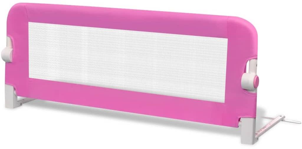 SHUMEE zábrana k postieľke, ružová, 102 × 42 cm Detská zábrana