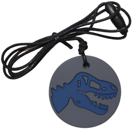 Jellystone Designs Nyugtató medál - Dinoszaurusz, szürke Nyaklánc