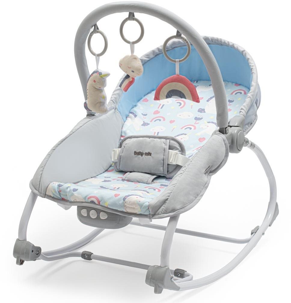 Baby Mix Multifunkčné hojdacie ležadlo pre bábätko jednorožec...