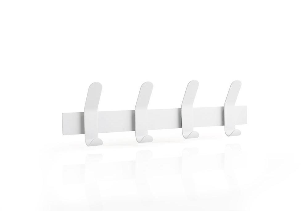 Zone Denmark Vešiak na stenu A-Rack White 40 × 5 × 11 cm Vešiak