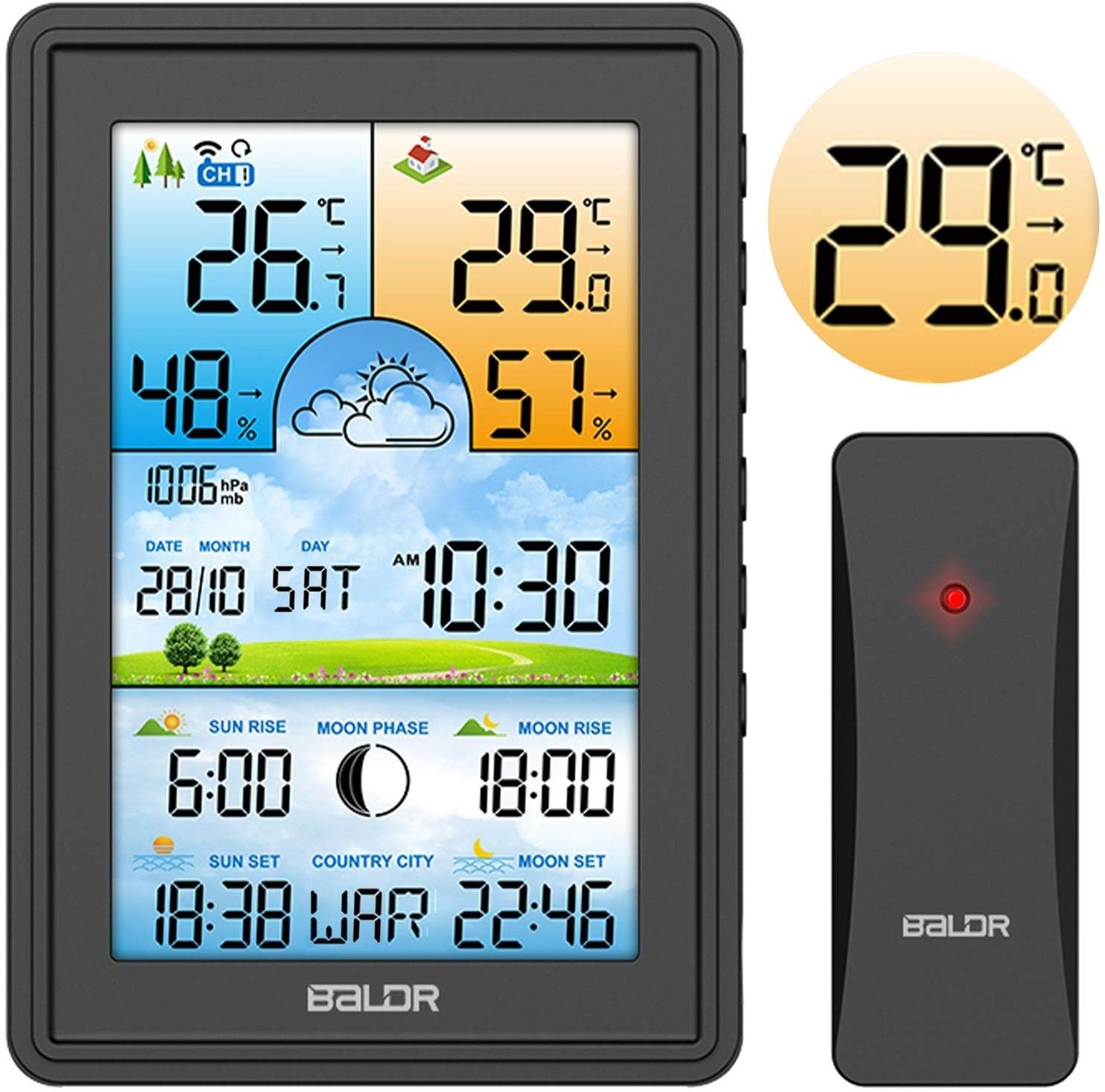 Baldr BD-906, černá Meteostanica