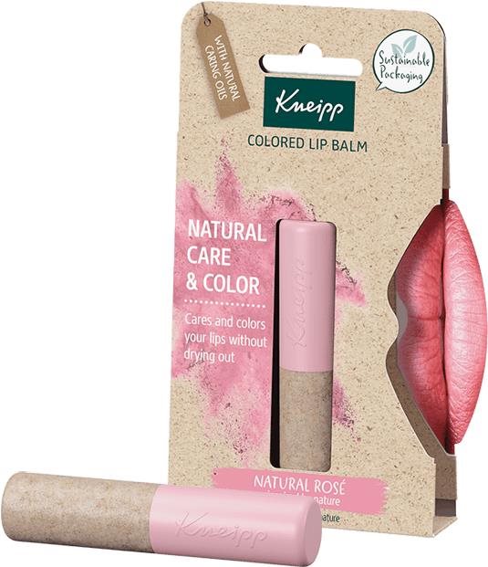KNEIPP Farebný balzam na pery Natural Rosé Balzam na pery