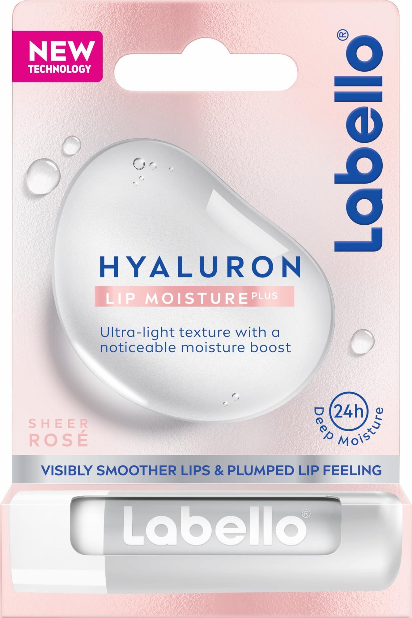 LABELLO Hyaluron Lip Moisture Rose 5,2 g Balzam na pery