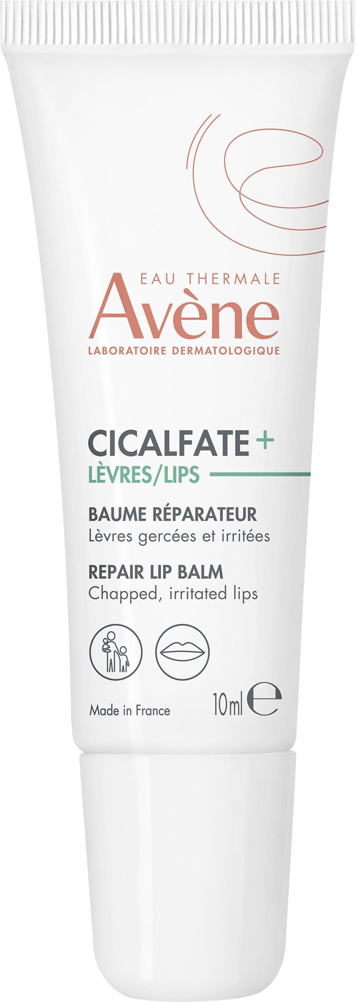 AVENE Cicalfate+ Obnovujúci balzam na pery 10 ml Balzam na pery