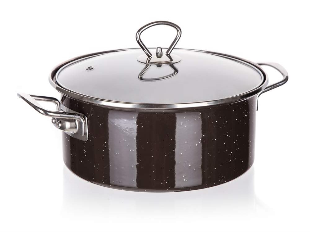 BANQUET GRANITE Marron foncé 24 x 10,8 cm, 3,7 l, avec couvercle...