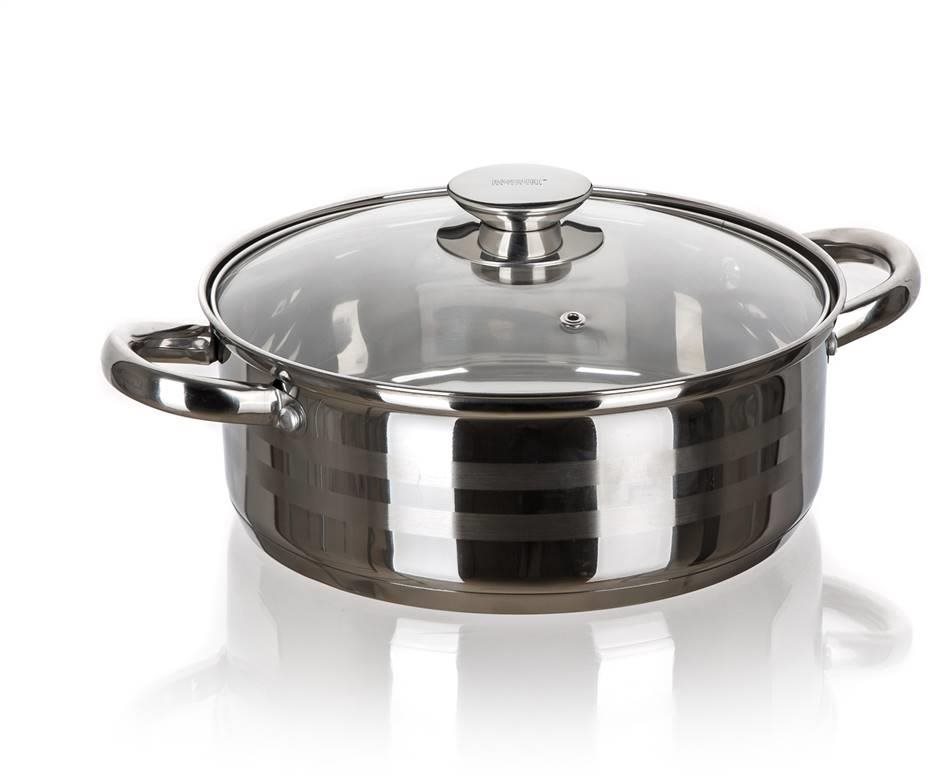 BANQUET LIVING Kastrol nerezový 3,9 l Lábas
