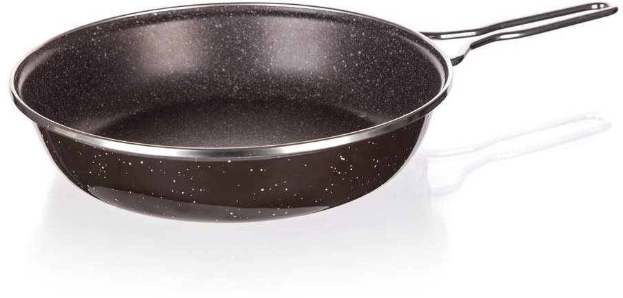 BANQUET GRANITE Enamel Pan, Dark Brown 24 x 5cm Pan
