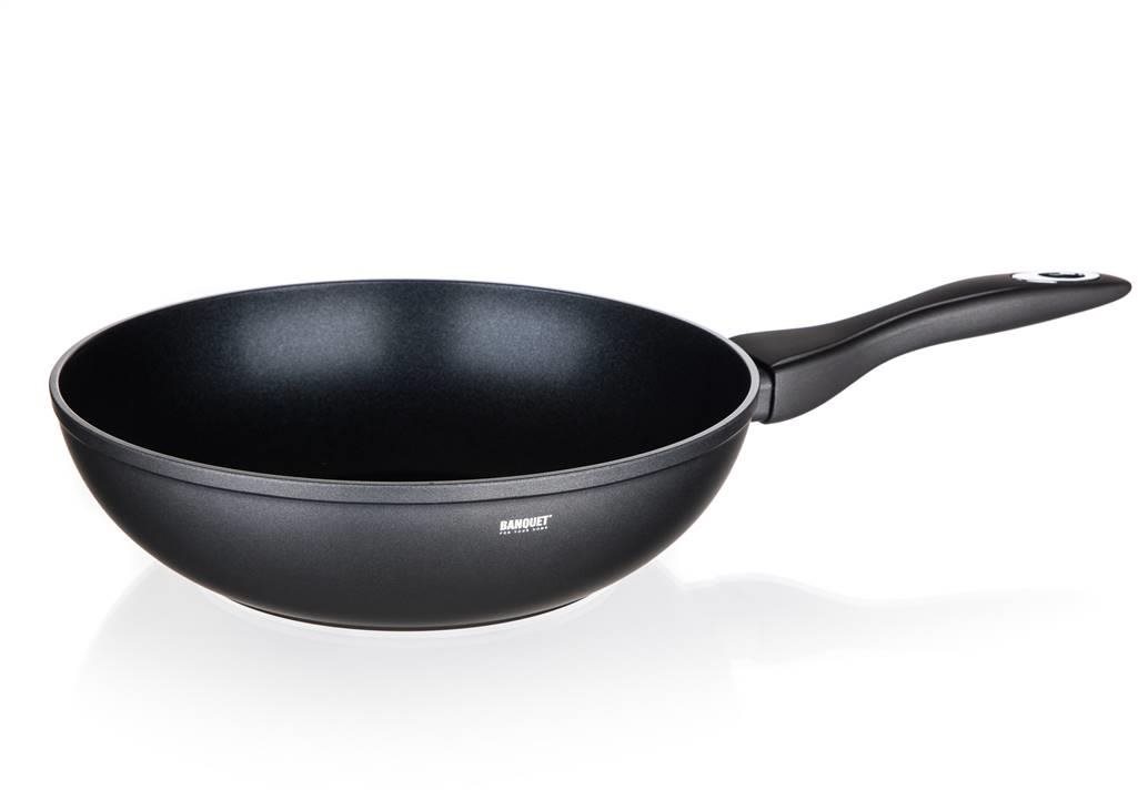 BANQUET WOK serpenyő tapadásmentes felülettel 26 x 7,2 cm Matte...