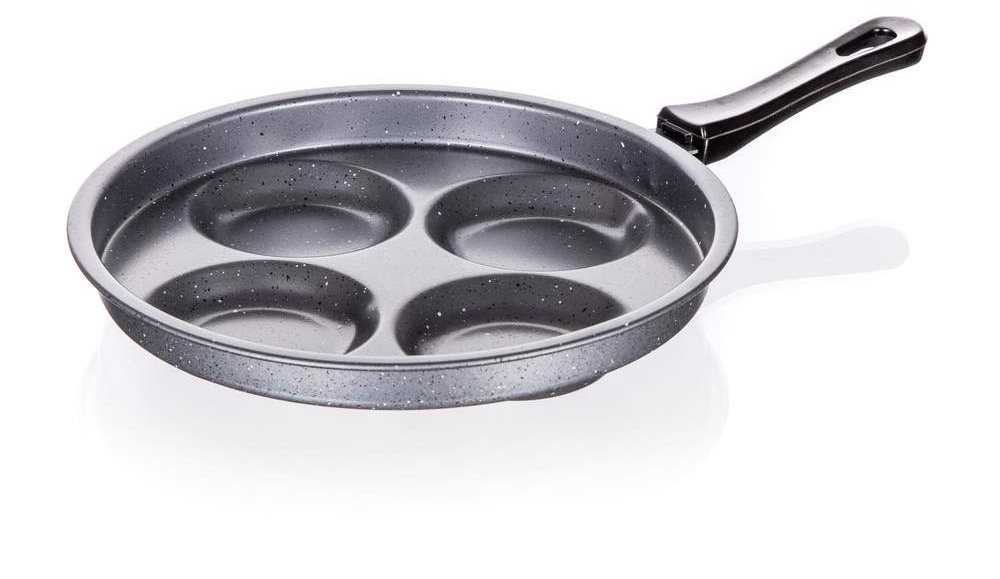 BANQUET GRANITE Grey 24cm, for 4 Small Pancakes Pan