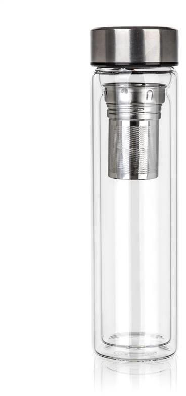BANQUET DOBLO Doppelwandige Teeflasche 500 ml, mit Sieb Thermoskanne