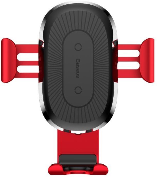 Baseus Wireless Charger Gravity Car Mount Red Wireless Charger