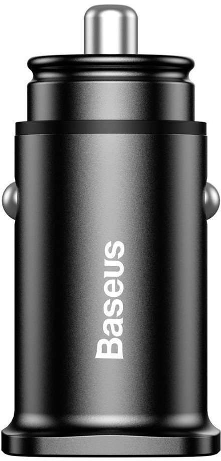 Baseus Square Metal A + A 30W Dual Quick Car Charger, Black Car...