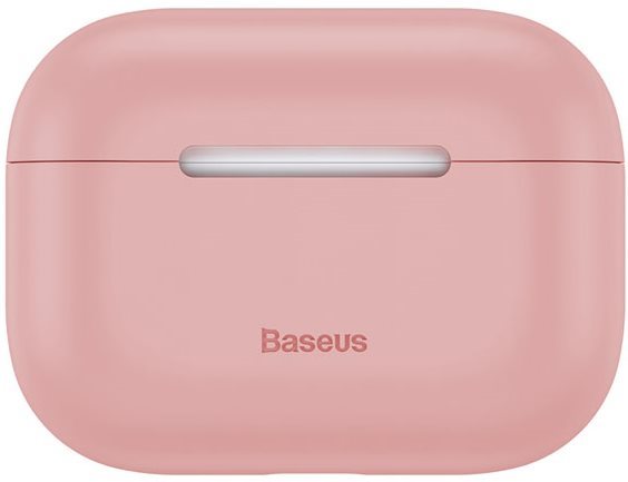Baseus Super Thin Silica Gel Case pour Apple AirPods Pro Pink Étui...