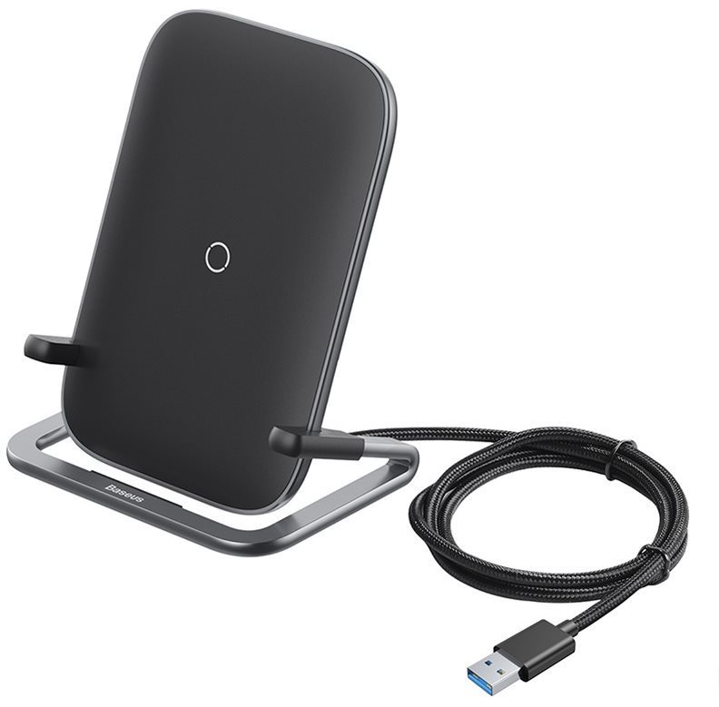 Baseus Rib Horizontal and Vertical Holder Wireless Charging 15W...