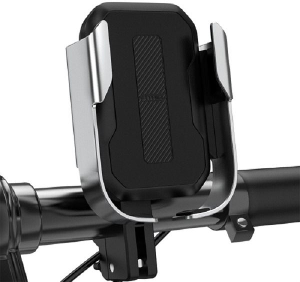 Baseus Armor Motorcycle and Bicycle Holder Silver Phone Holder