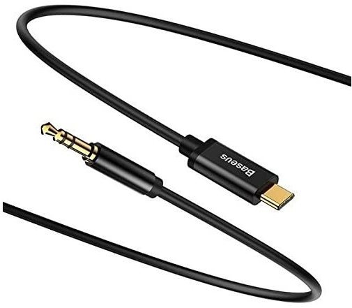 Baseus USB-C to Jack 3,5mm Audio Cable 1,2m Black Câble audio