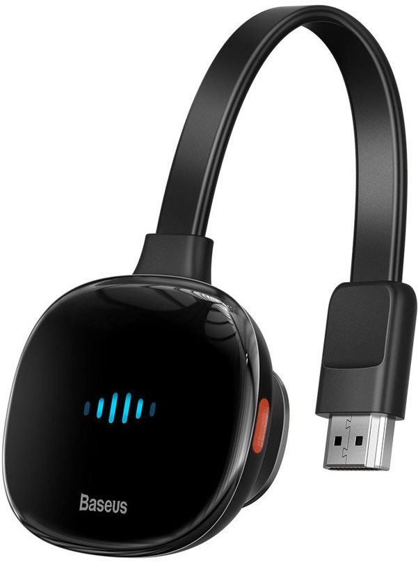 Baseus Meteorite Shimmer Wireless Display Adapter, Black Wireless...