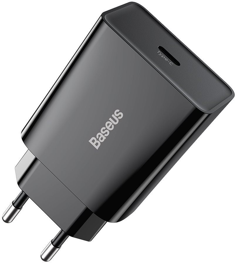 Baseus Speed Mini Quick Charger 1C 20W EU Black AC Adapter