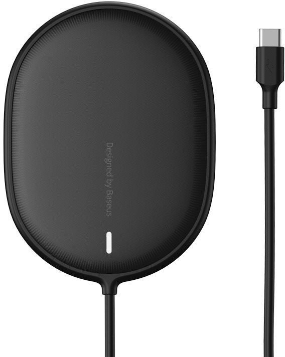 Baseus Light Magnetic Wireless Charger for iPhone 12 Series Black...