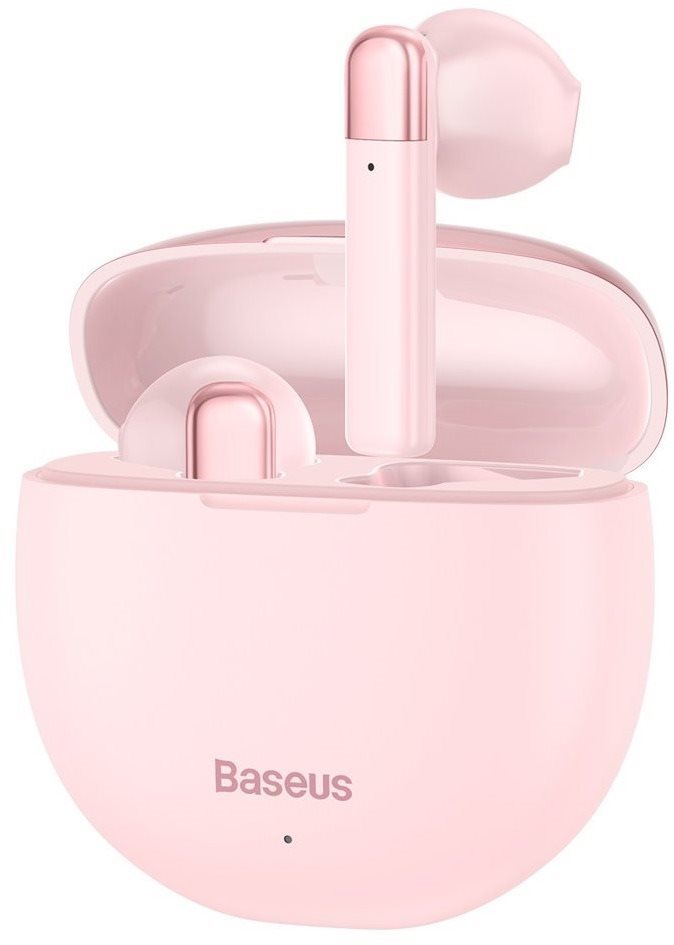 Baseus Encok True Wireless Earphones W2, Pink Wireless Headphones