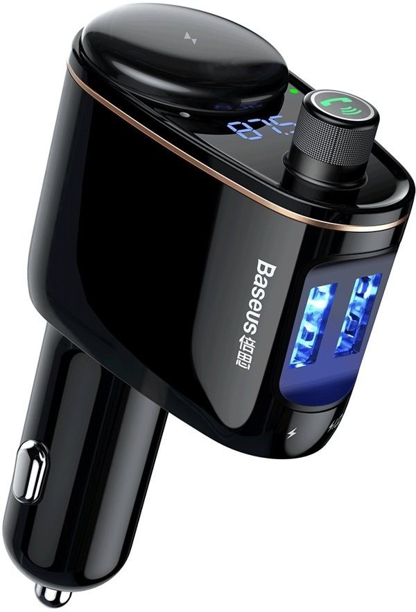 Baseus Locomotive BT MP3 FM Transmitter Cigarette Lighter Car...