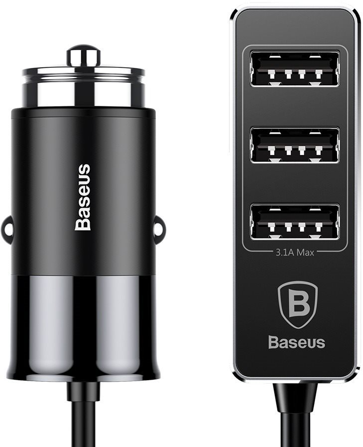 Baseus Enjoy Together 4x USB Patulous Car Charger 5.5A Black Car...