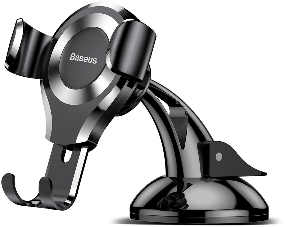 Baseus Osculum Type Gravity Car Holder Black/Silver Phone Holder