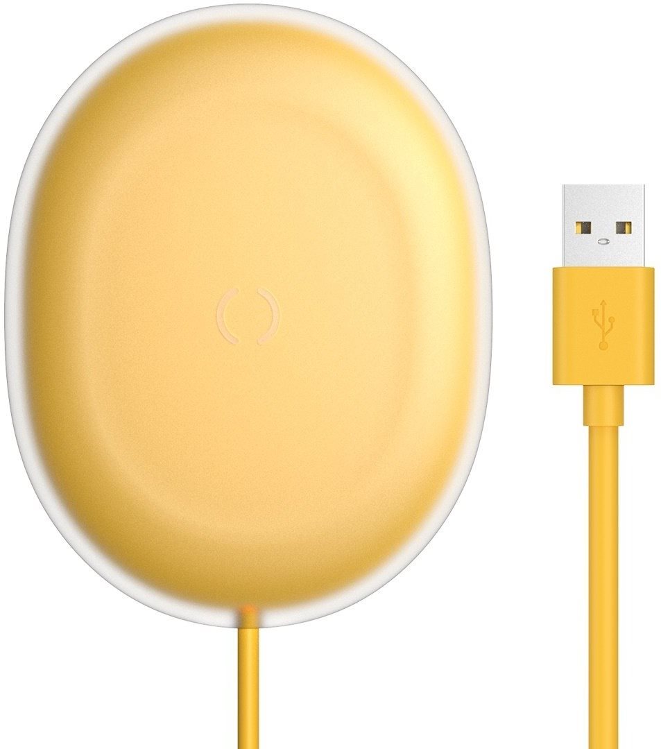 Baseus Jelly Wireless Charger 15W Yellow Wireless Charger